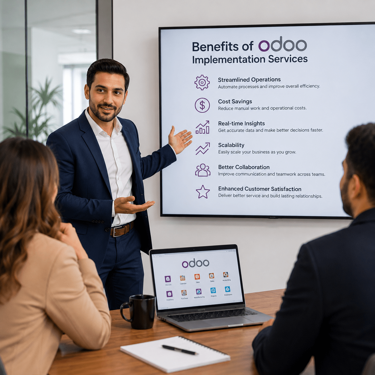 benefits of odoo implementation services