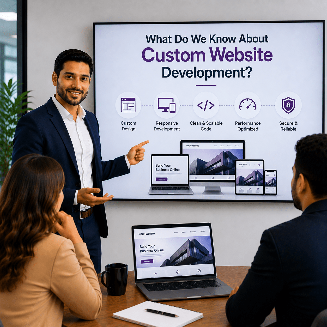 custom website development services
